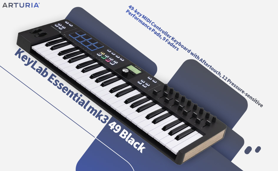 قیمت خرید فروش میدی کنترلر آرتوریا KeyLab Essential mk3 49 Black