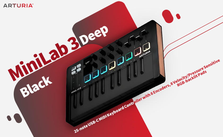 قیمت خرید فروش میدی کنترلر آرتوریا MiniLab 3 Deep Black