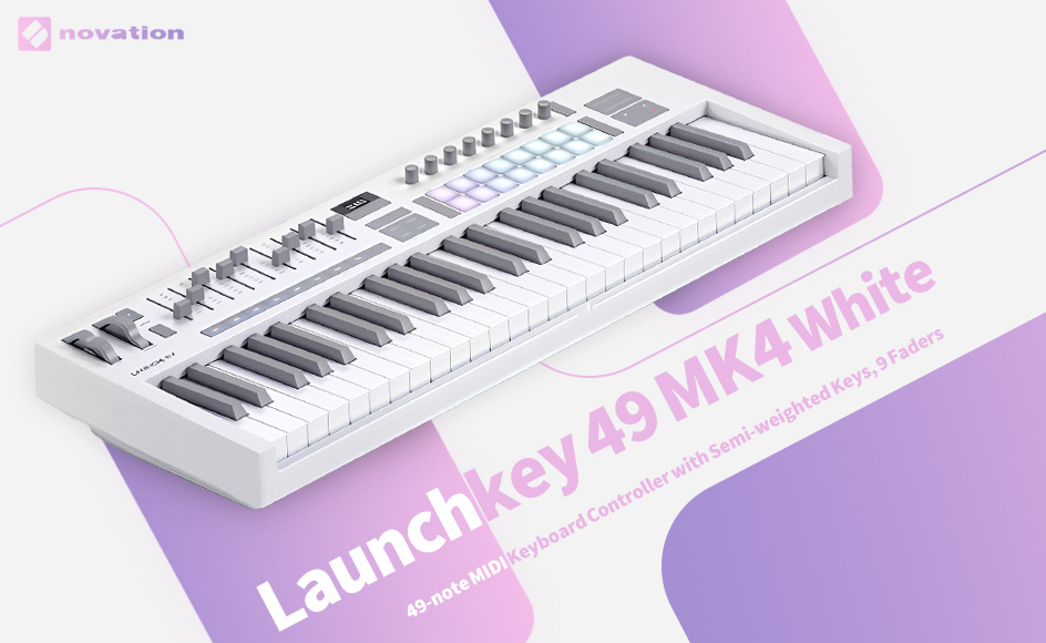 قیمت خرید فروش میدی کنترلر نویشن Launchkey 49 MK4 White