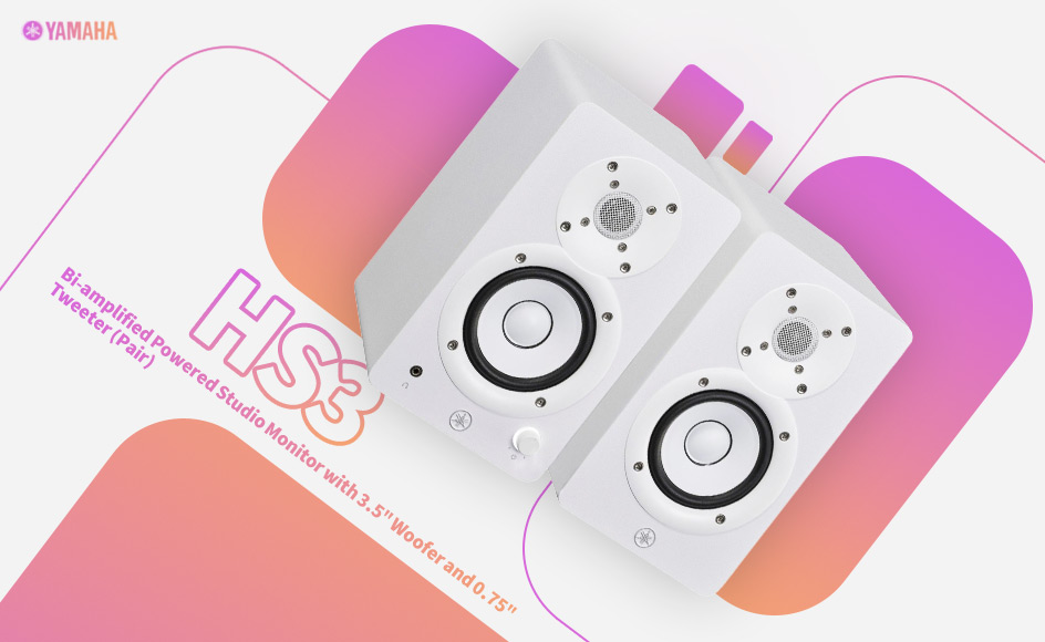 قیمت خرید فروش اسپیکر مانیتورینگ یاماها HS3 White