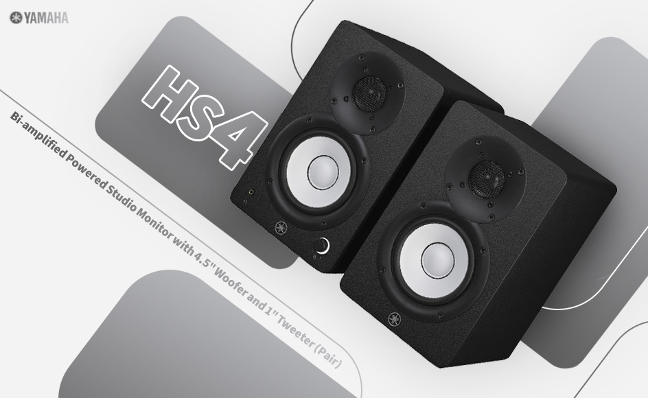 قیمت خرید فروش اسپیکر مانیتورینگ یاماها HS4 Black