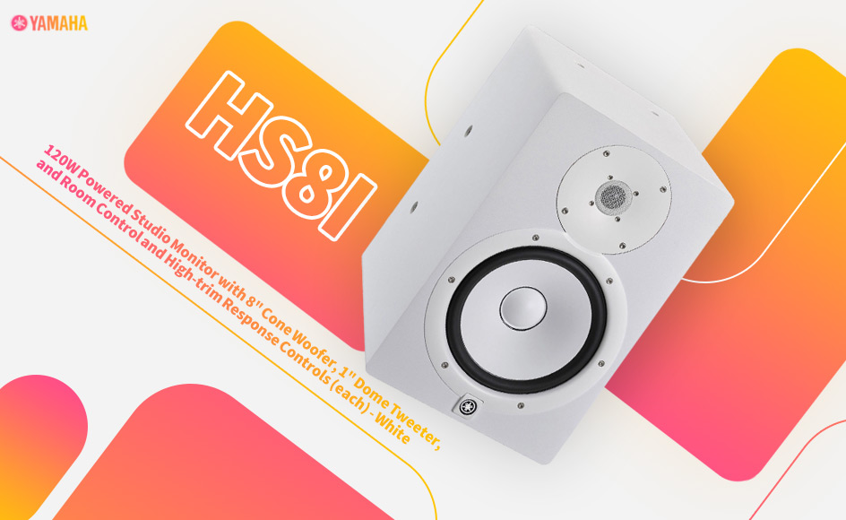 قیمت خرید فروش اسپیکر مانیتورینگ یاماها HS8I White