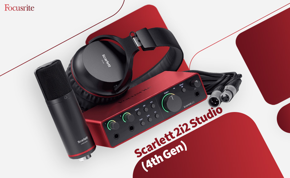 قیمت خرید فروش پکیج استودیویی فوکوسرایت Scarlett 2i2 Studio (4th Gen)