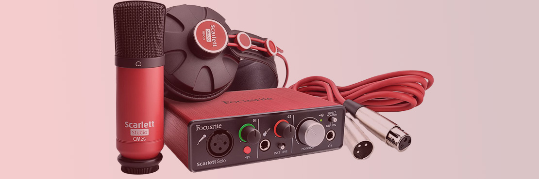 قیمت خرید فروش پکیج استودیویی فوکوسرایت Focusrite Scarlett Solo Studio (1st Gen)