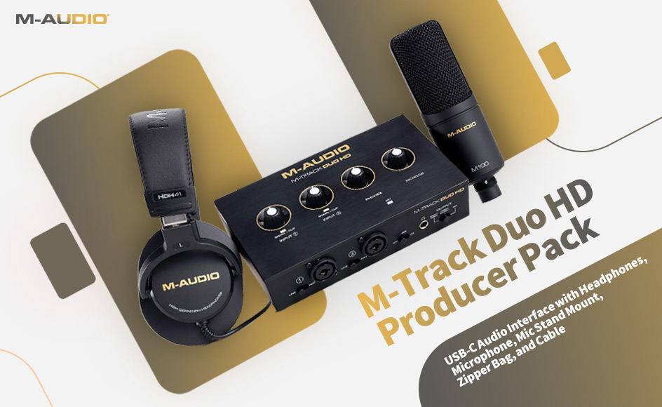 قیمت خرید فروش پکیج استودیویی ام آدیو M-Track Duo HD Producer Pack